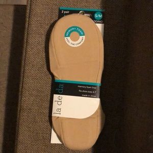 la de da Memory Foam Liners (2) pair, NWT